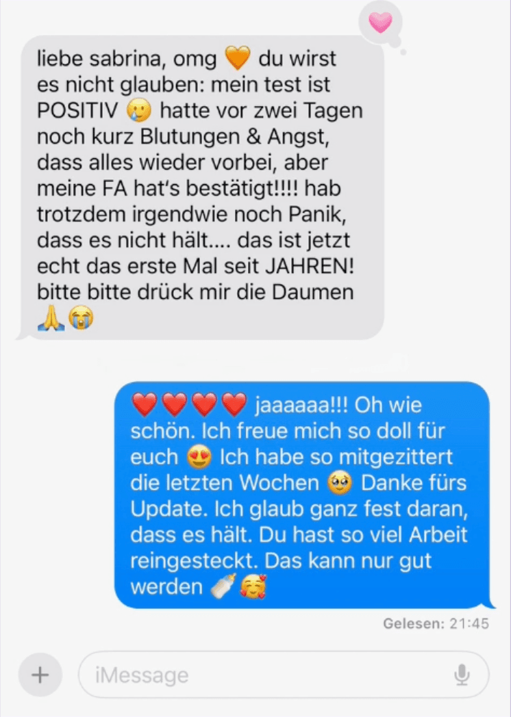 Nachrichten von Teilnehmerinnen - 1