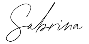 Sabrina Kirjakov Signature